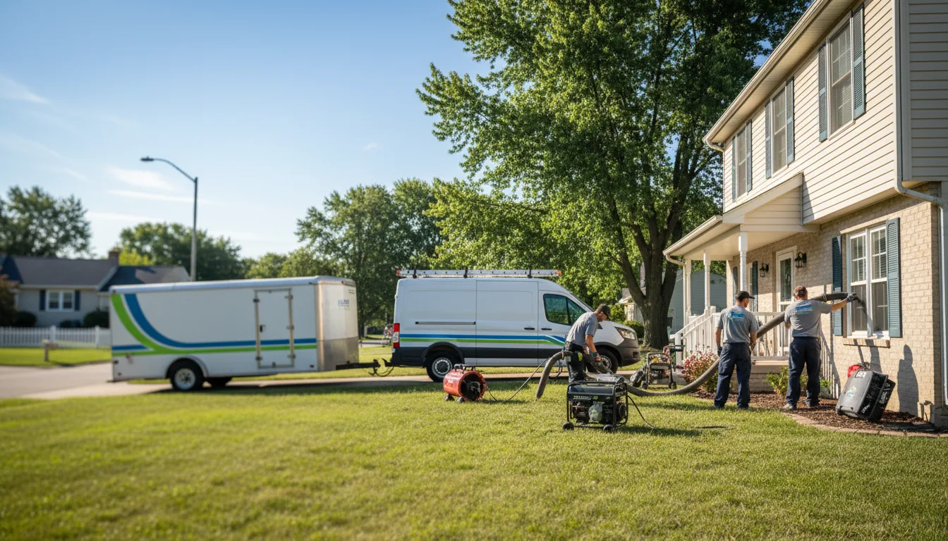 Flooded Basement Restoration And Cleanup With Repair in Stitzer, WI near me